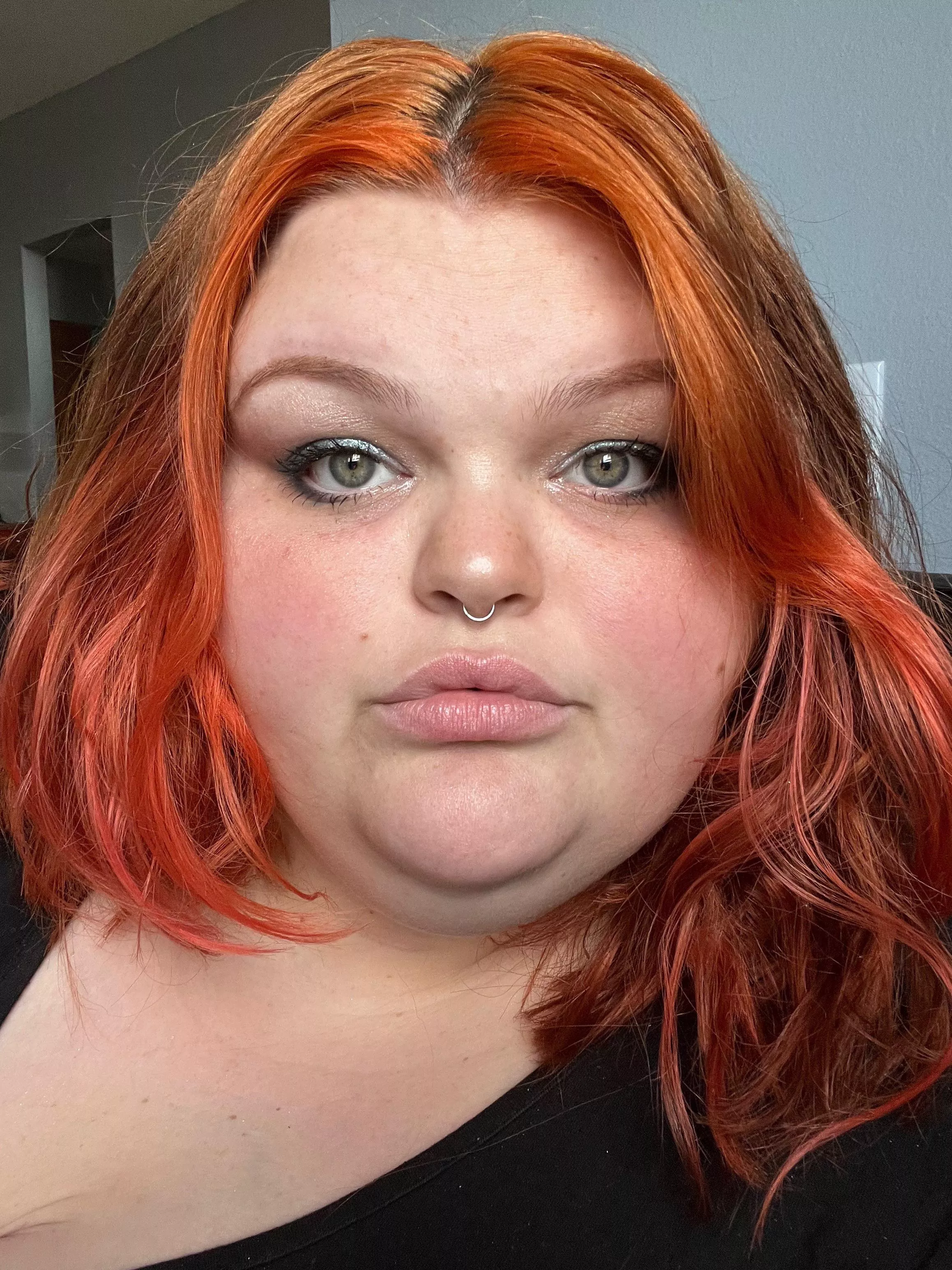 Playing with makeup for the first time in a while the other day. ๐งก Playing with makeup for the first time in a while the other day. ๐งก