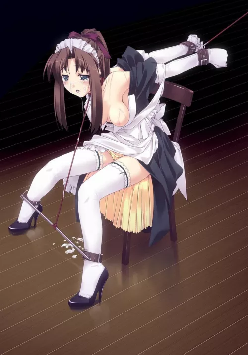 Playtime with the maid