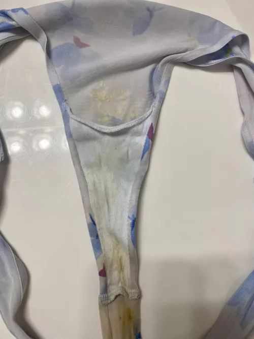 Please no rude comments, the buyer asked for dirty panties and light skid marks. How’d I do? 😜