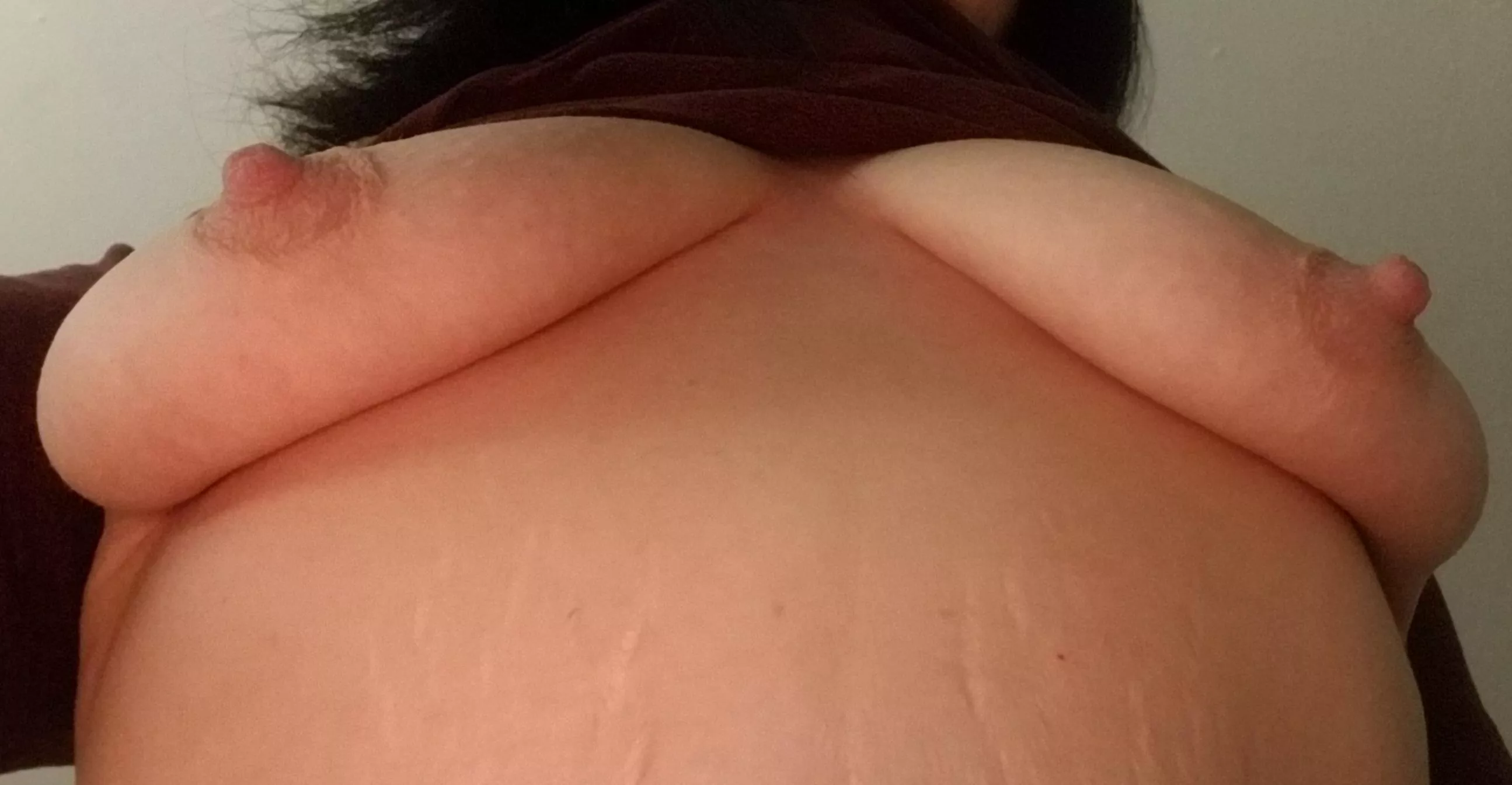 Please pull these hard, saggy nips into your mouth?