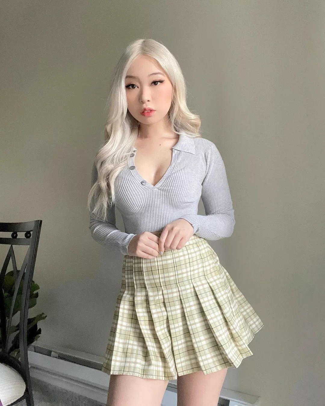 Muschi Cam Porn Pictures Pleated Skirt