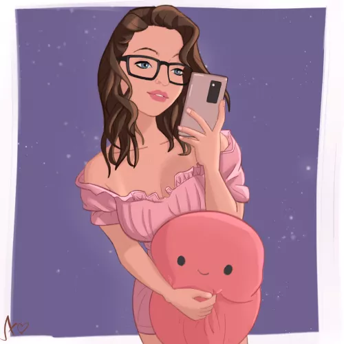 Plushie - Digital Art by Me.