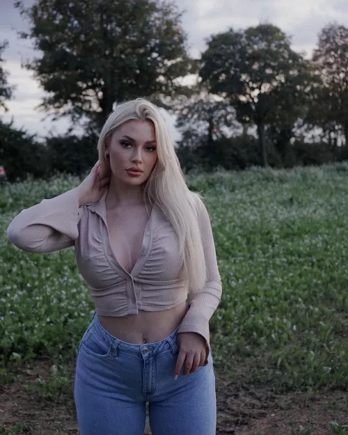 Poking though the top