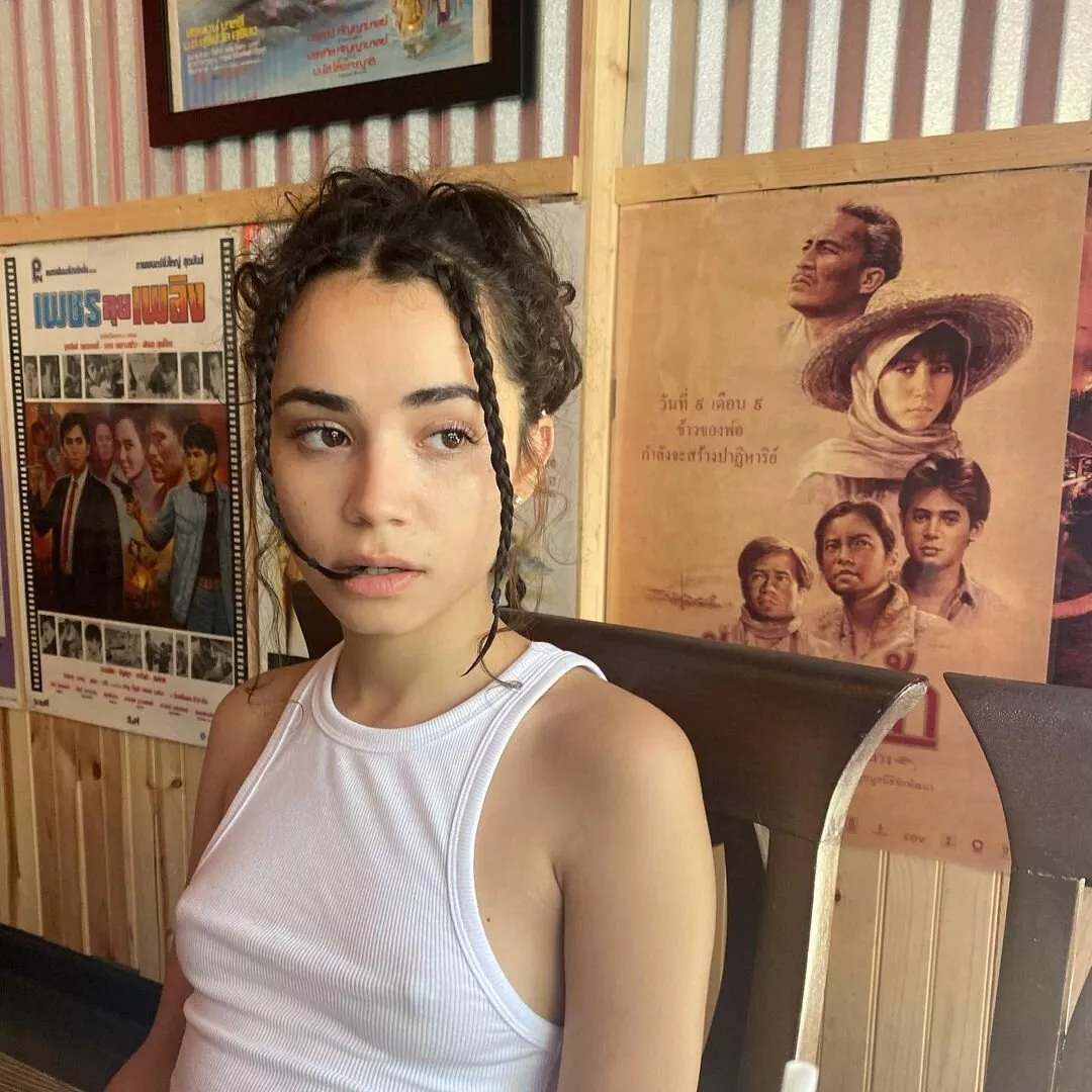 Poking through a white top Poking through a white top