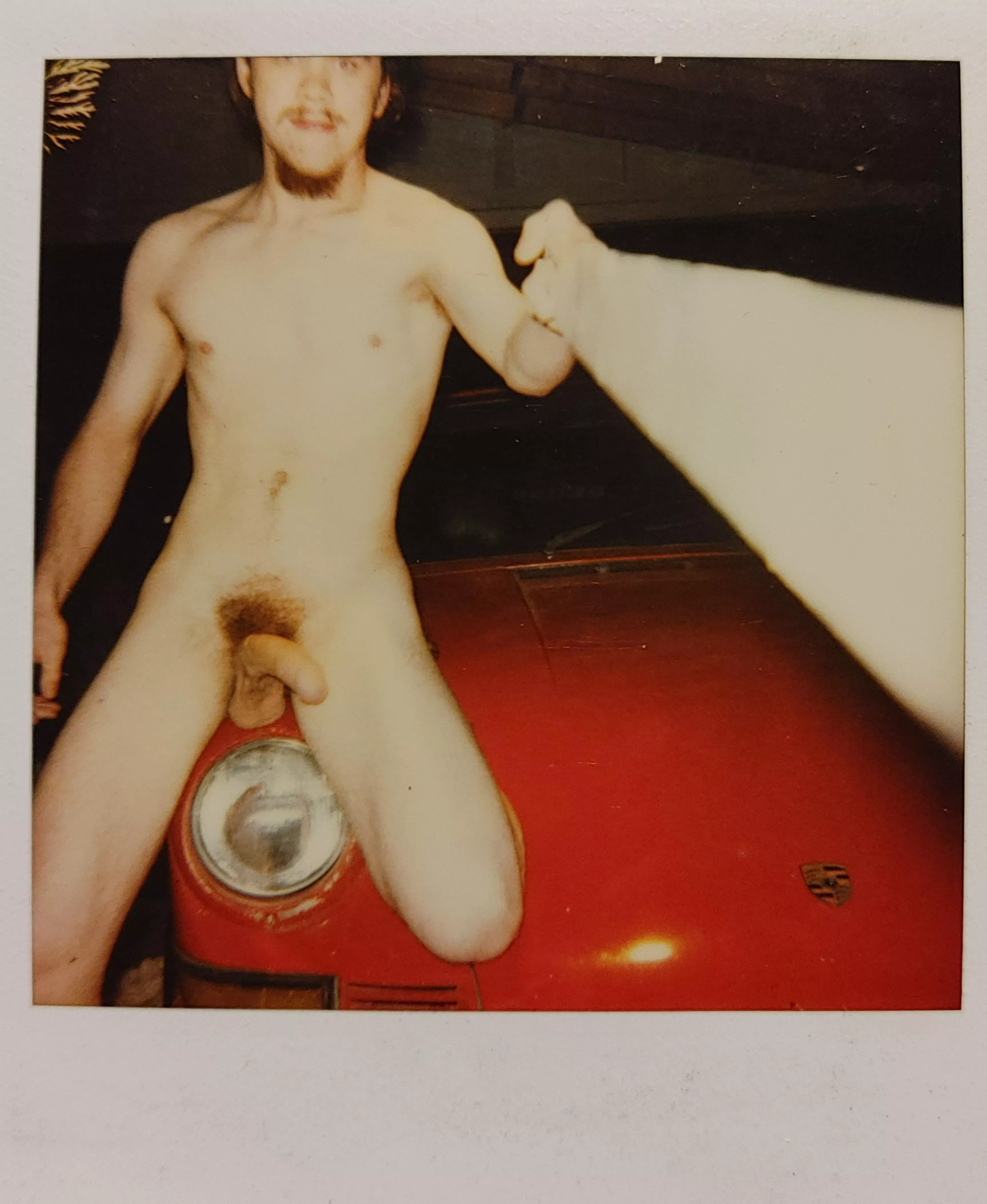Polaroid selfie, I was about 20 here image picture