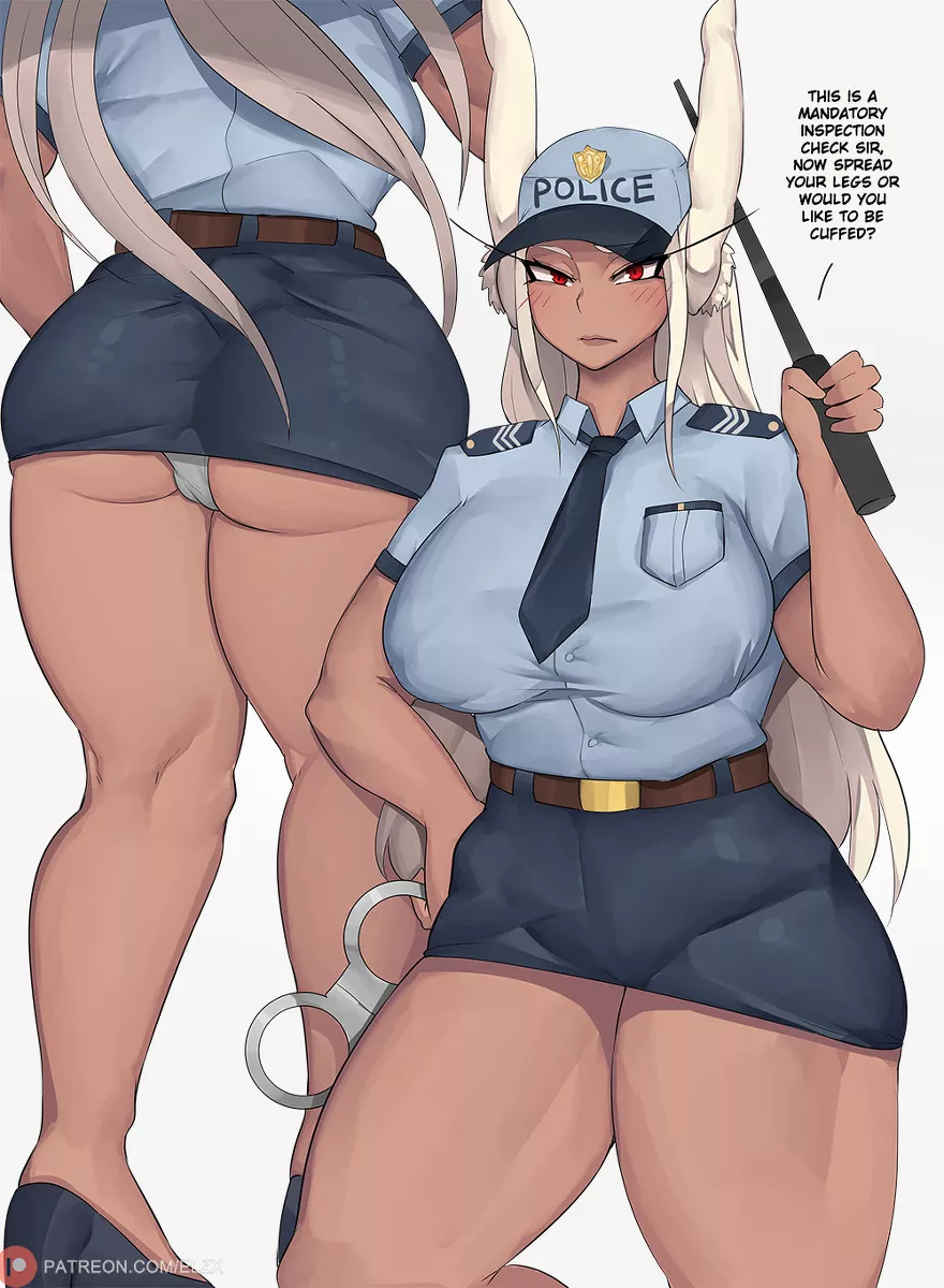 Women police porn