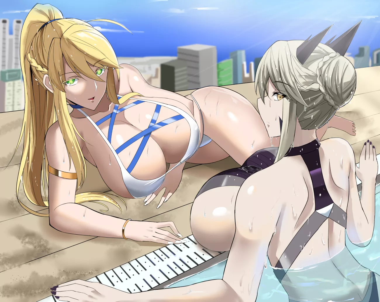 Poolside Artorias. Poolside Artorias.