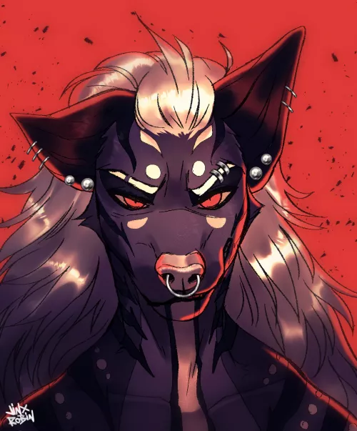 portrait for my new oc, Deanna (art by me @RobinJinx_ )