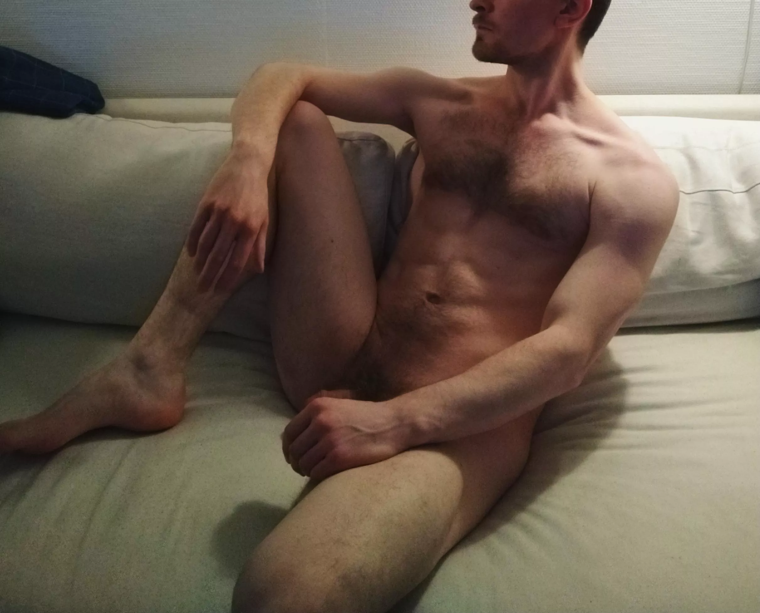 Posing on couch Posing on couch