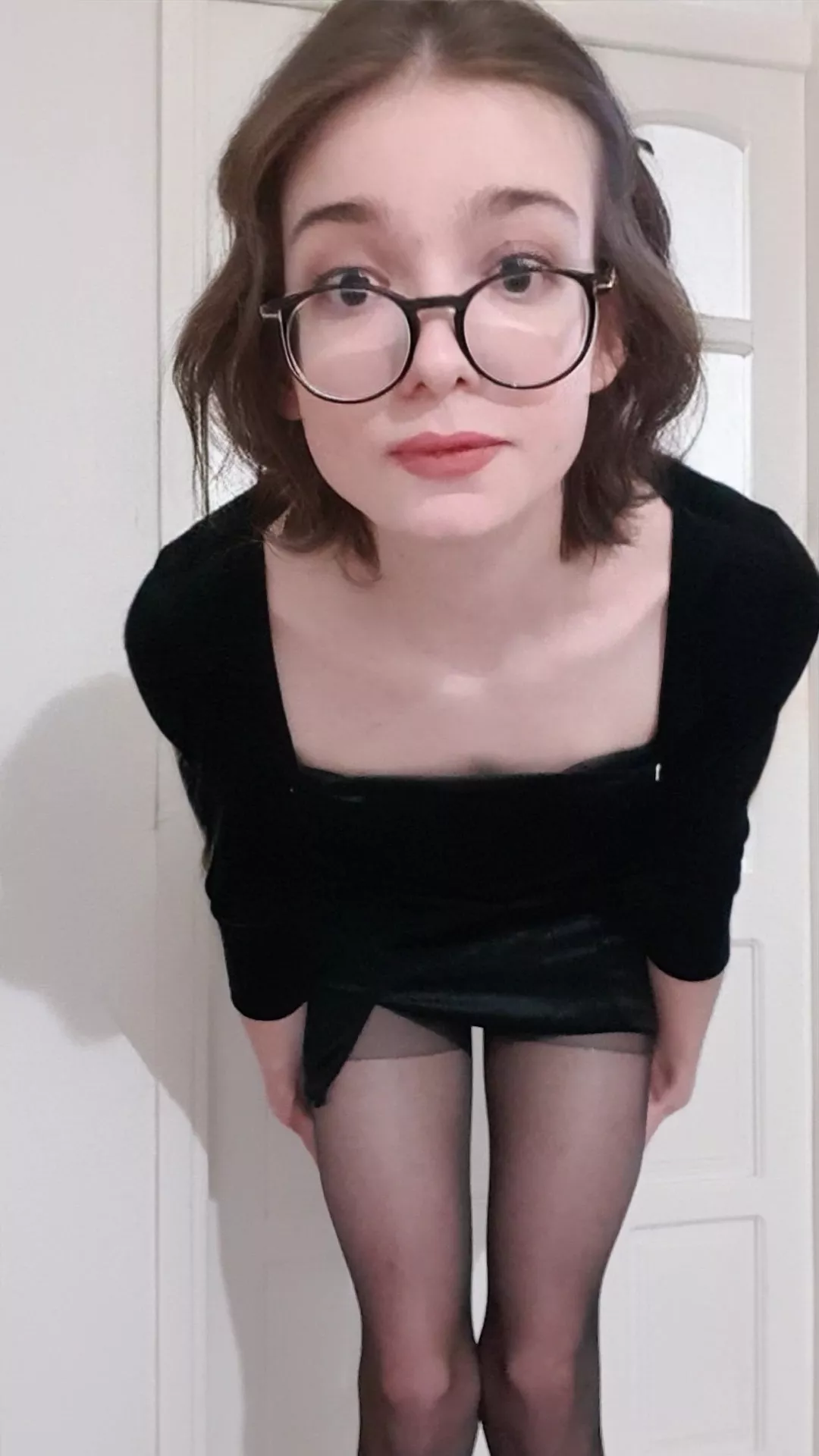 Posing with the cutest dress ever