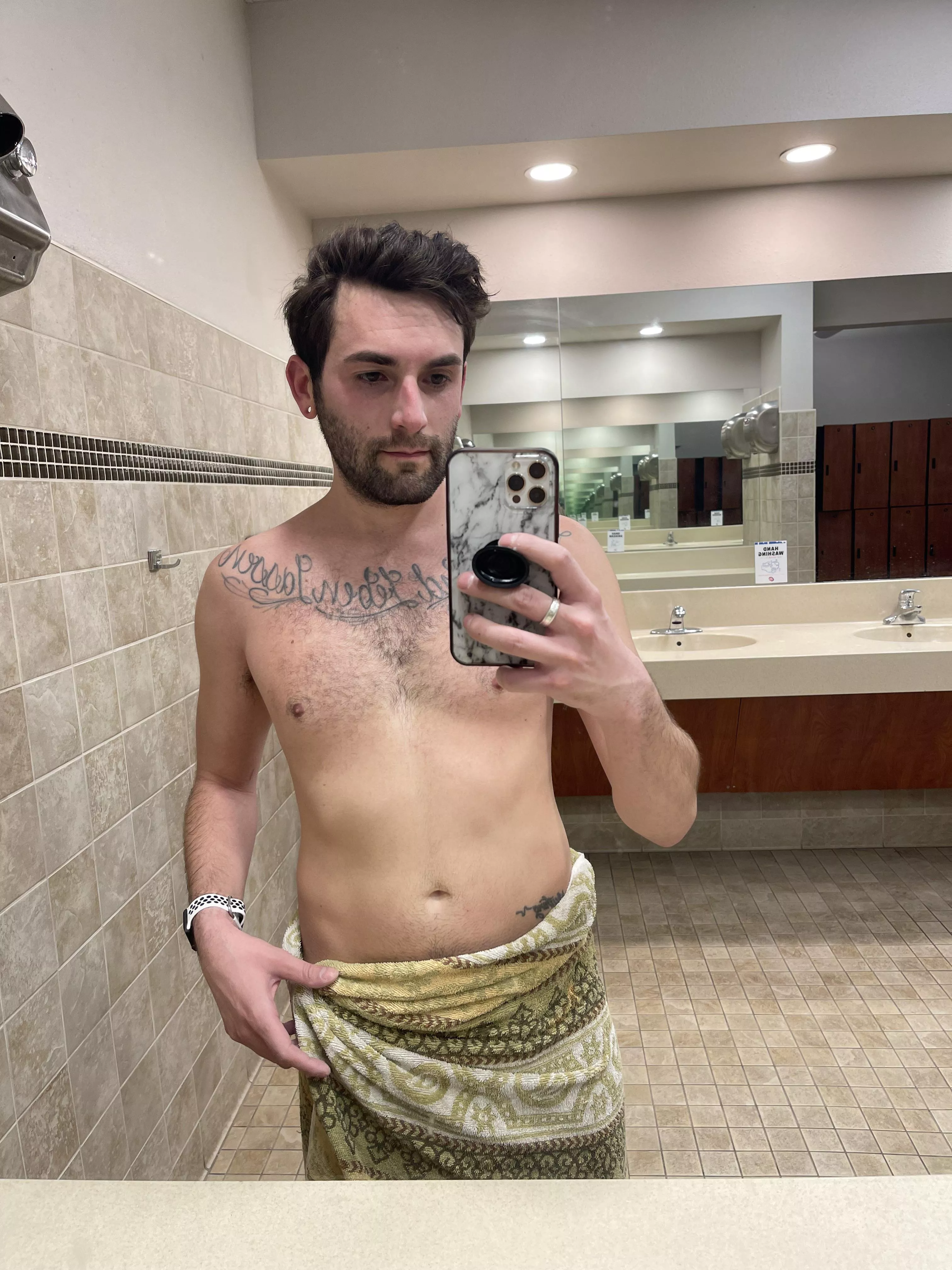 Post gym. Feeling fresh