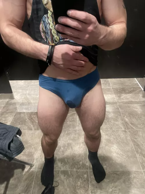 Post gym piss and sweat