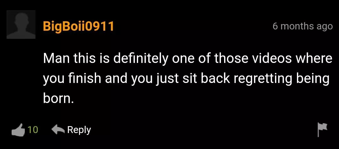 Post nut clarity hits some people too hard Post nut clarity hits some people too hard