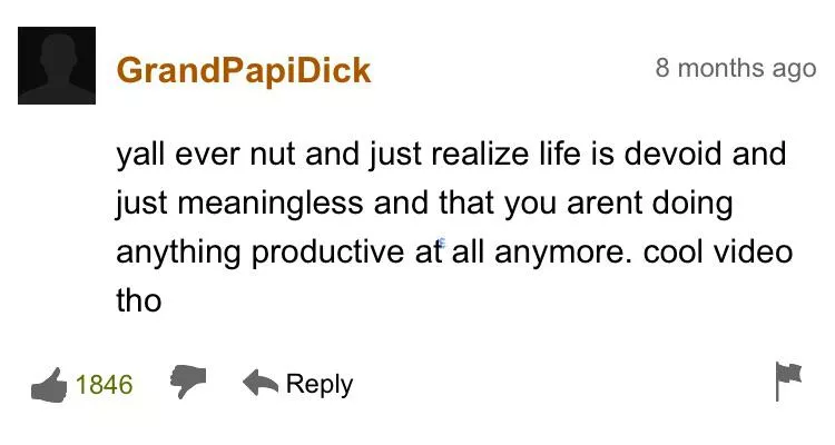 Post nut clarity strikes again Post nut clarity strikes again