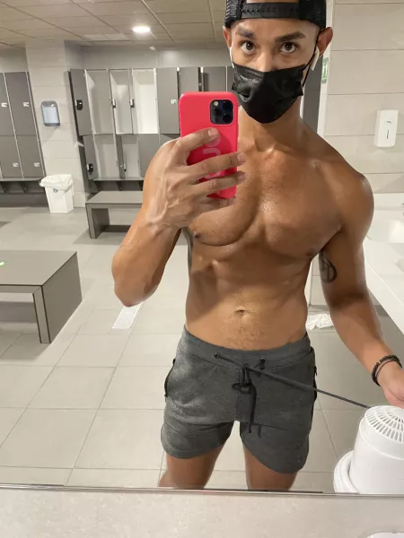 Post pump selfie Post pump selfie