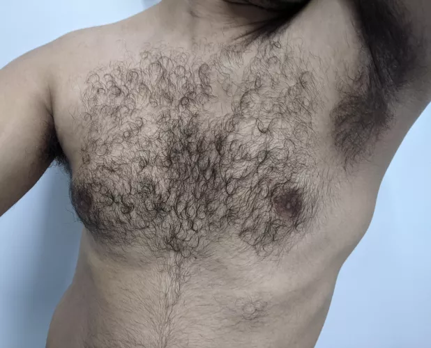 Post run wet chest!