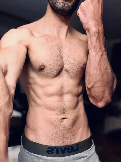 Post workout always reveals my vascularity, especially my forearms.