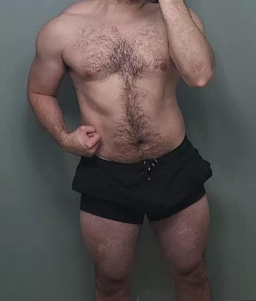 Post workout and time for some gaming