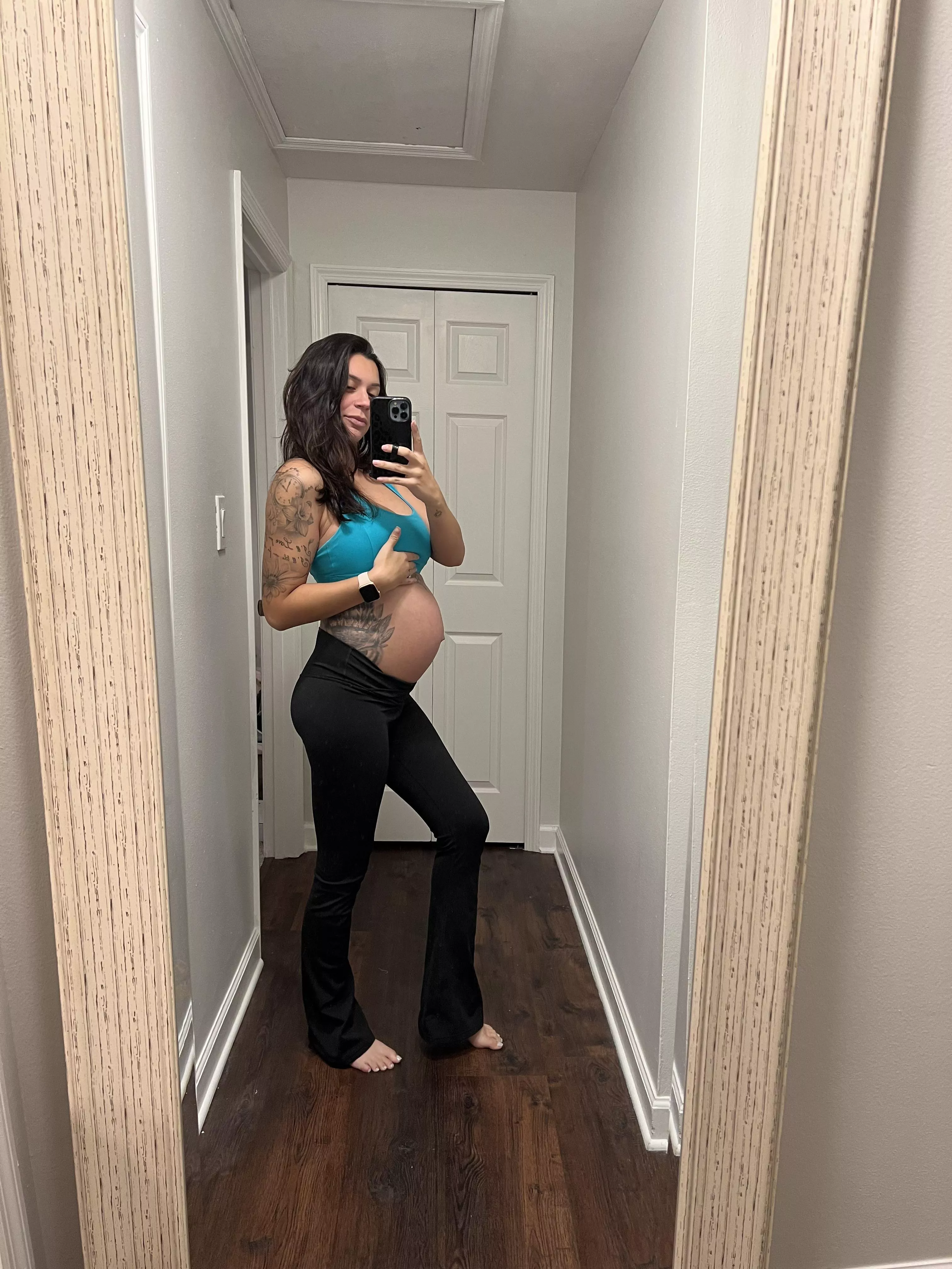 Post workout belly 🤰🏻 Post workout belly 🤰🏻
