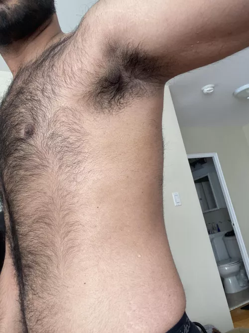 Post workout, literally dripping 💦