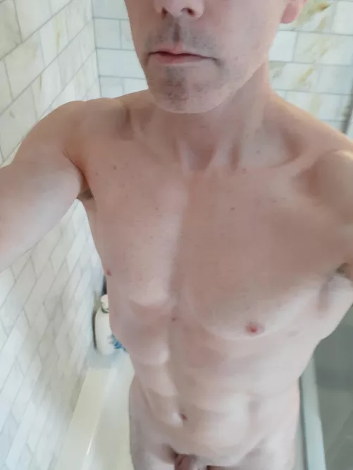 Post workout shower. Anyone want to join [m]e