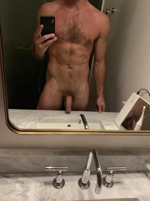 Post-shower. Hanging soft on a cold day. [37 ]