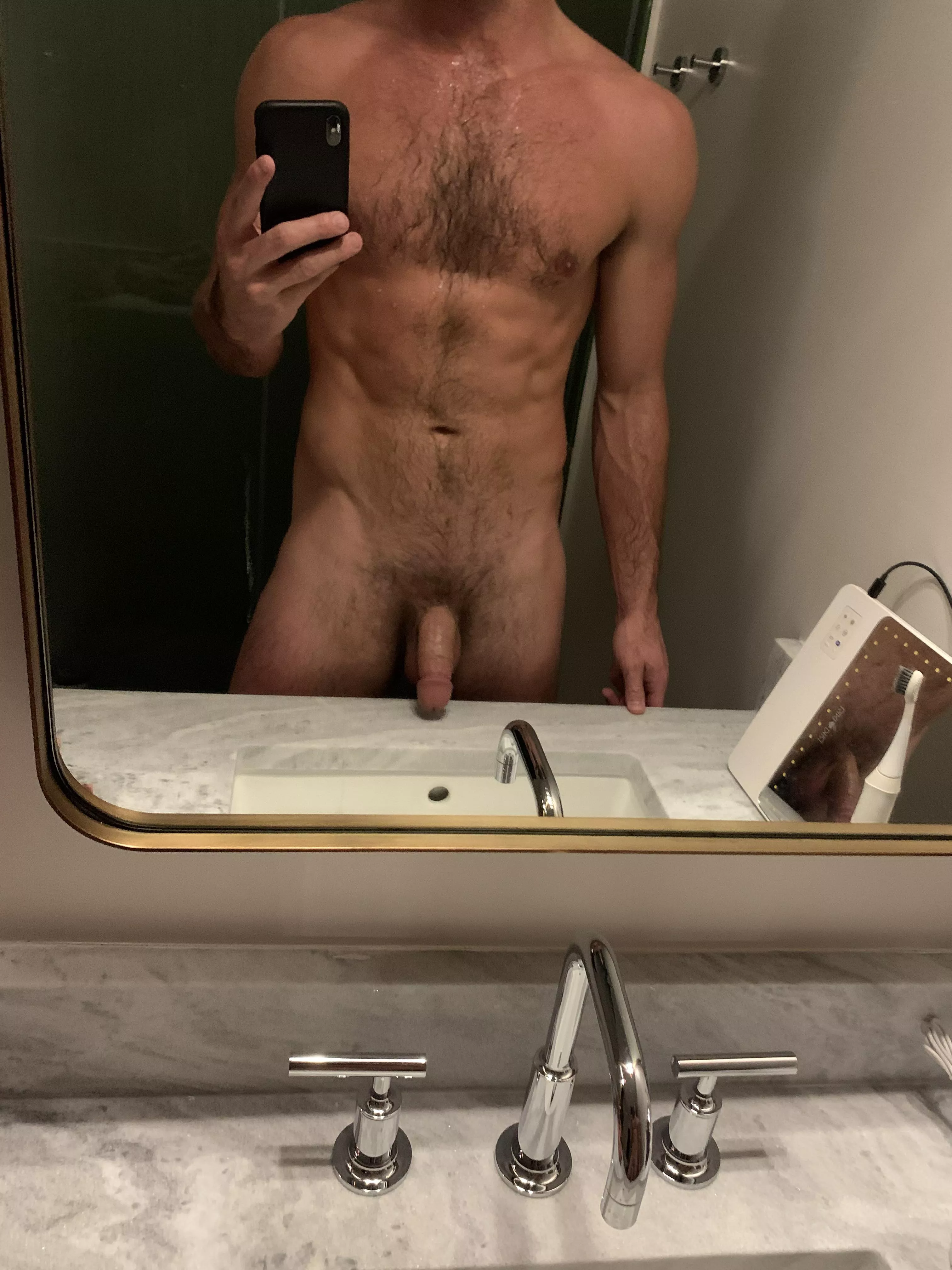 Post-shower. Hanging soft on a cold day. [37 ]