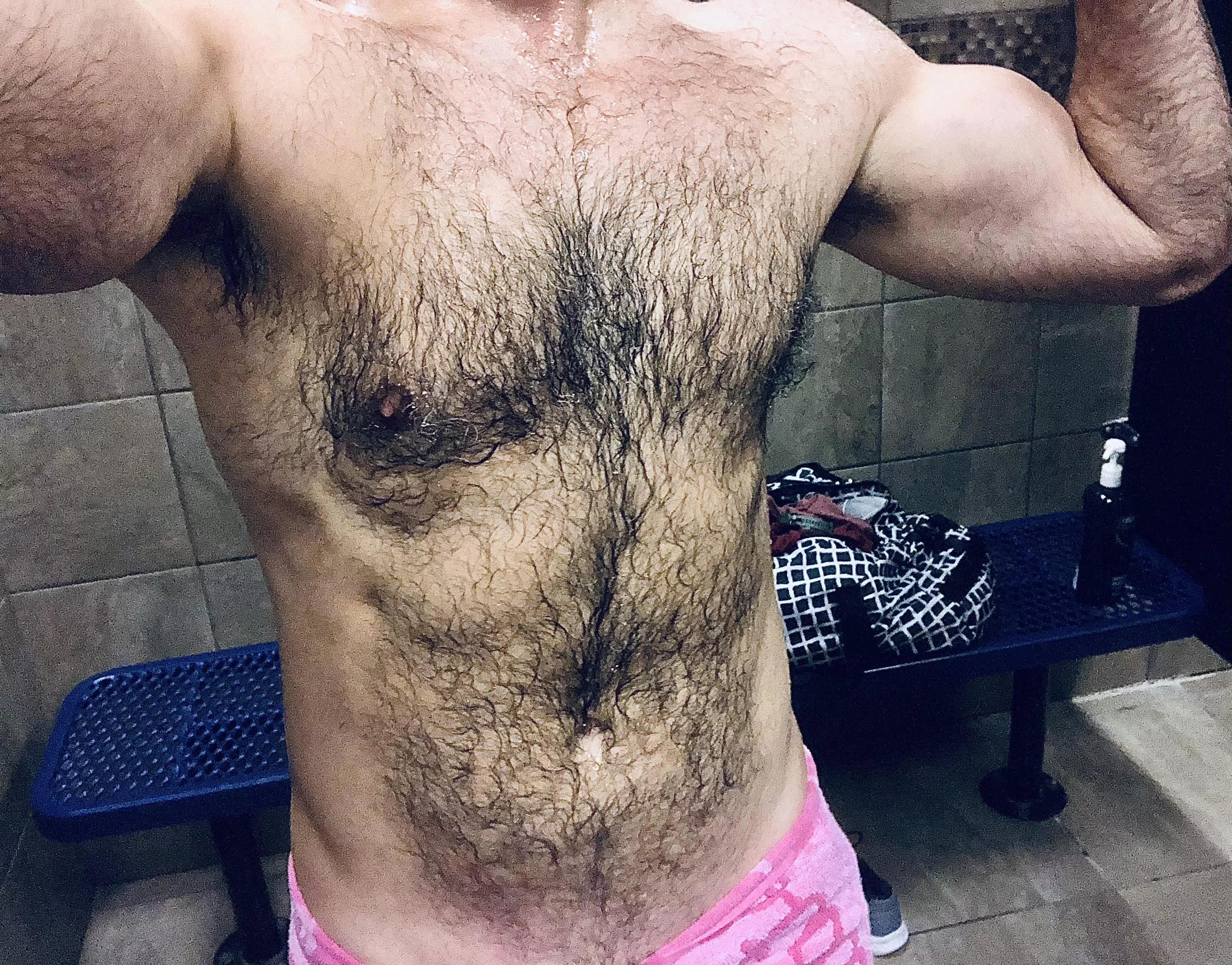 Post-workout hairiness Post-workout hairiness