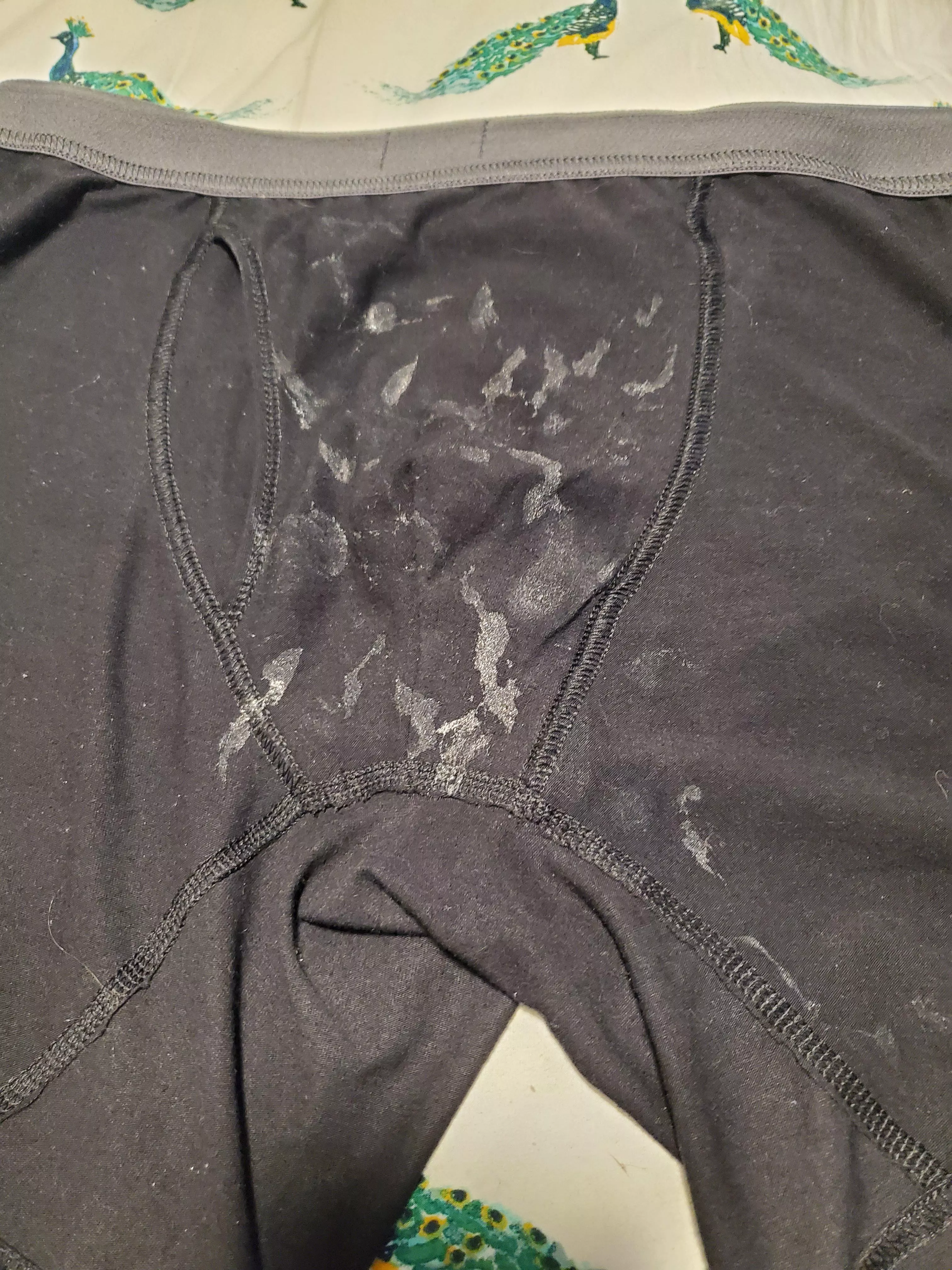 Precum stains from work last night😏 Precum stains from work last night😏