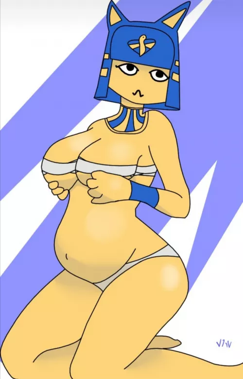 Preggo Ankha 2 (by me)