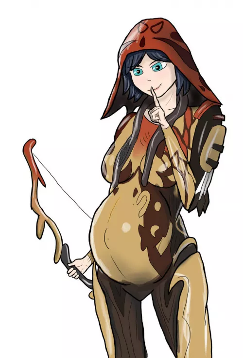 Pregnant Ivara - Warframe - by me