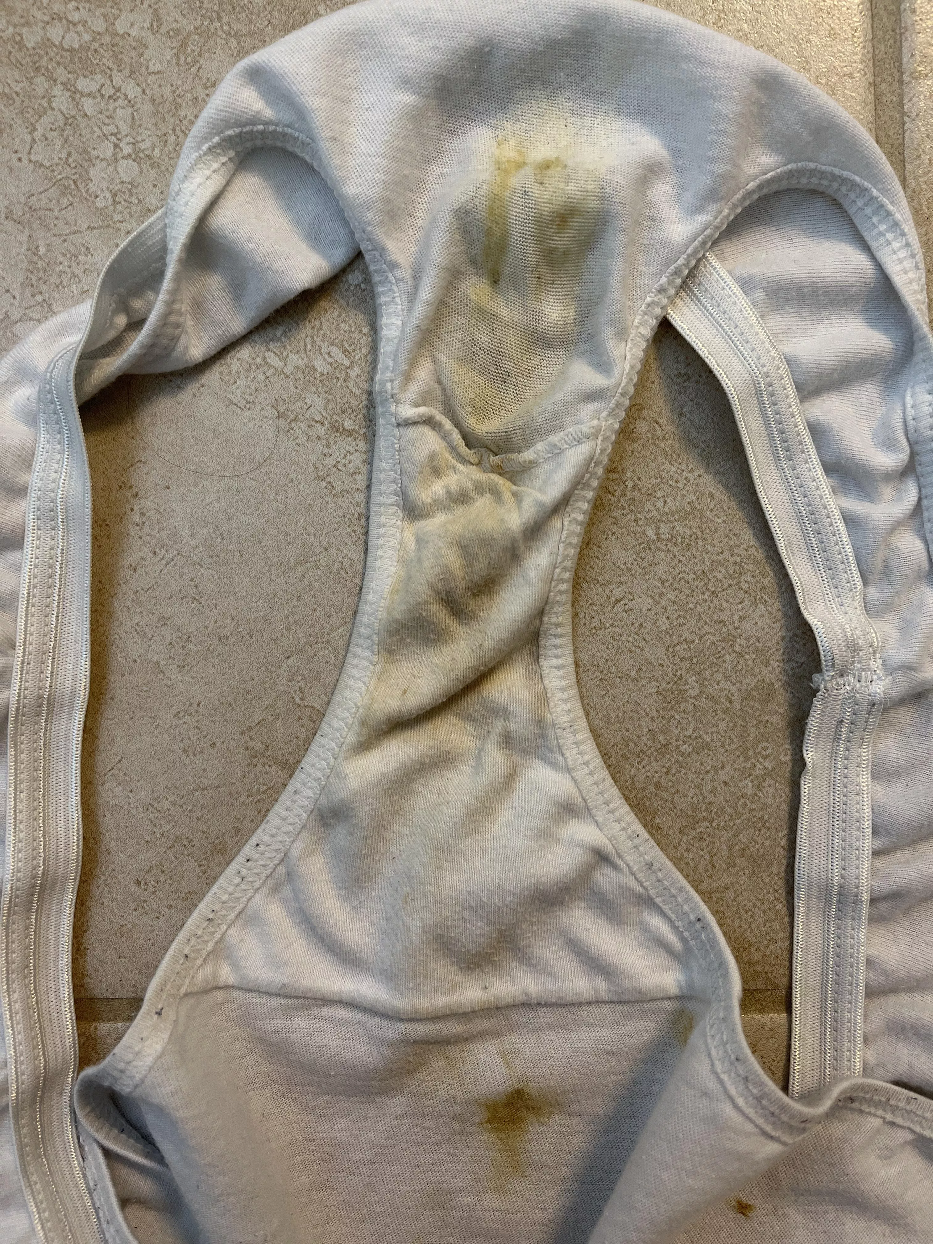 Pregnant wife’s 2 day panties. Mmm