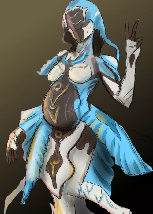 Pregnant Yareli - Warframe - by me