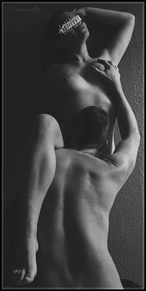 Pressed against the wall, kissed by lust…