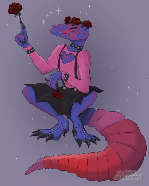 Pretty roses [art by me]