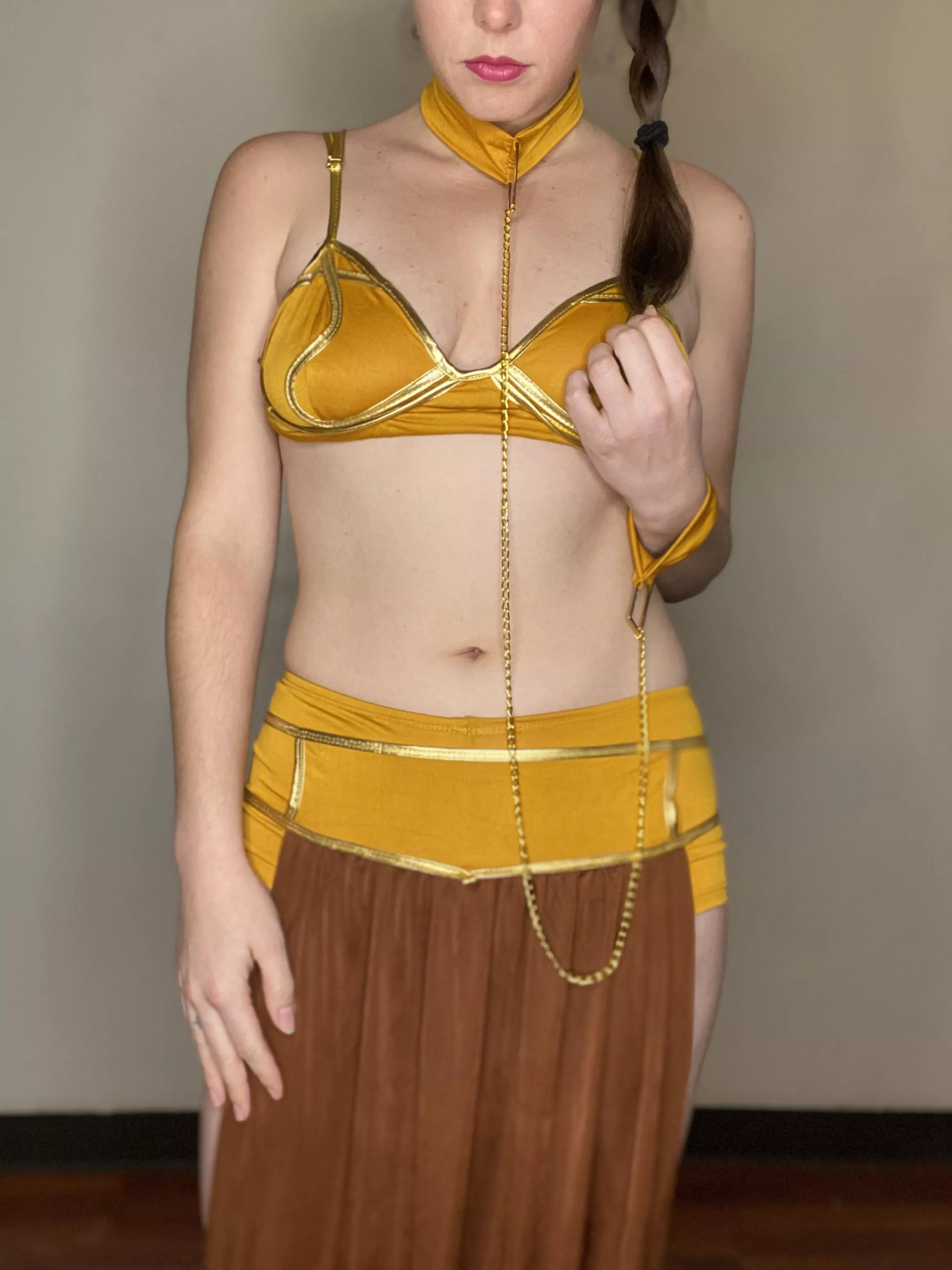 Kalinka Fox Princess Leia Slave Bikini Cosplay Leaked