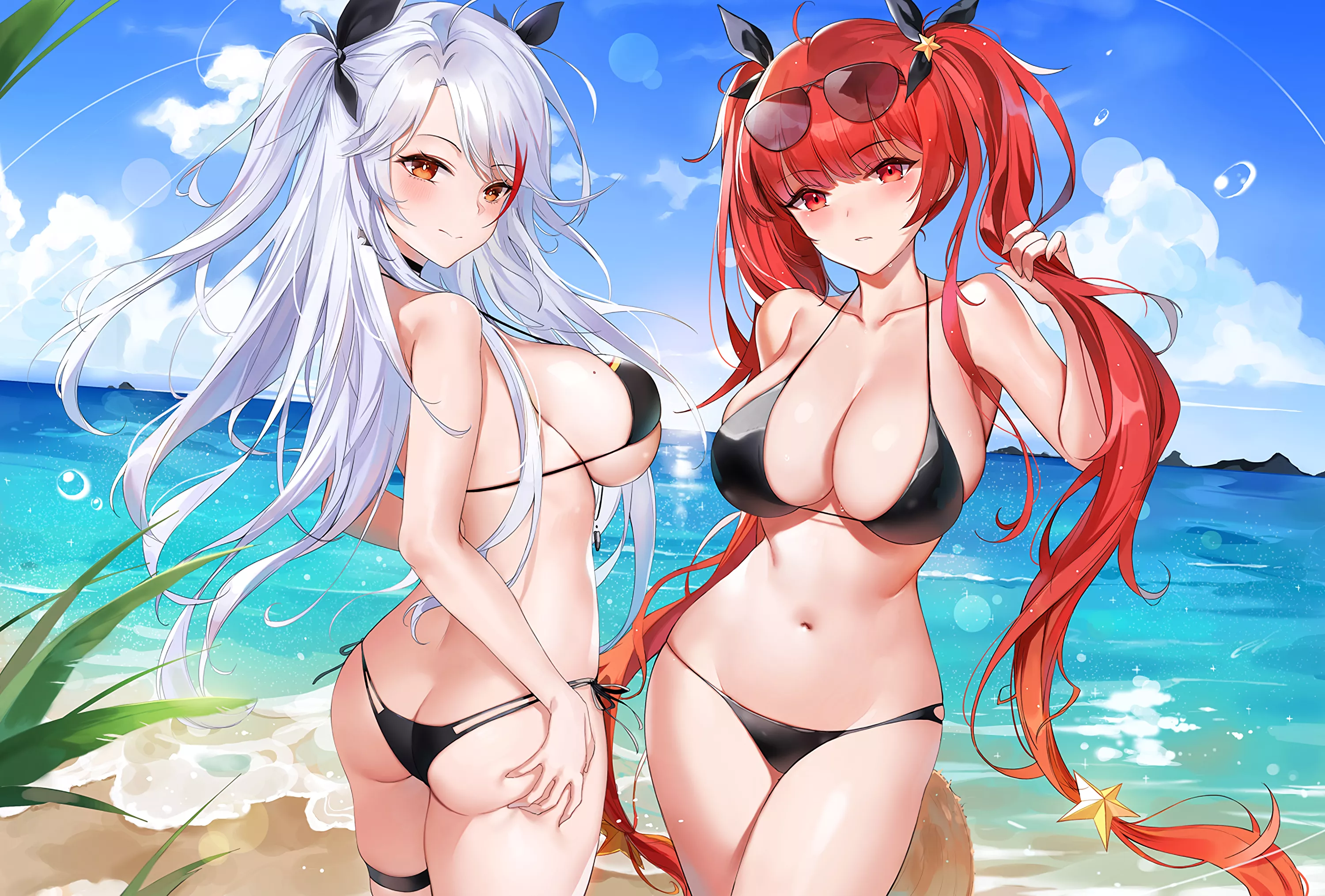 Prinz Eugen And Honolulu Azur Lane X X Version In