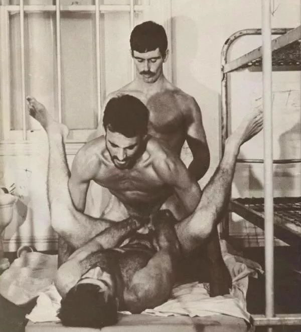 “Prison cell three way” …