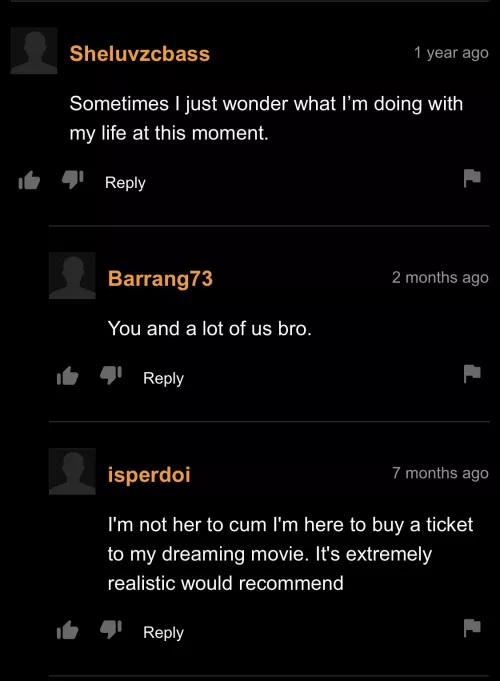 Profound moment