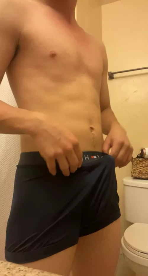 Public boners are messy