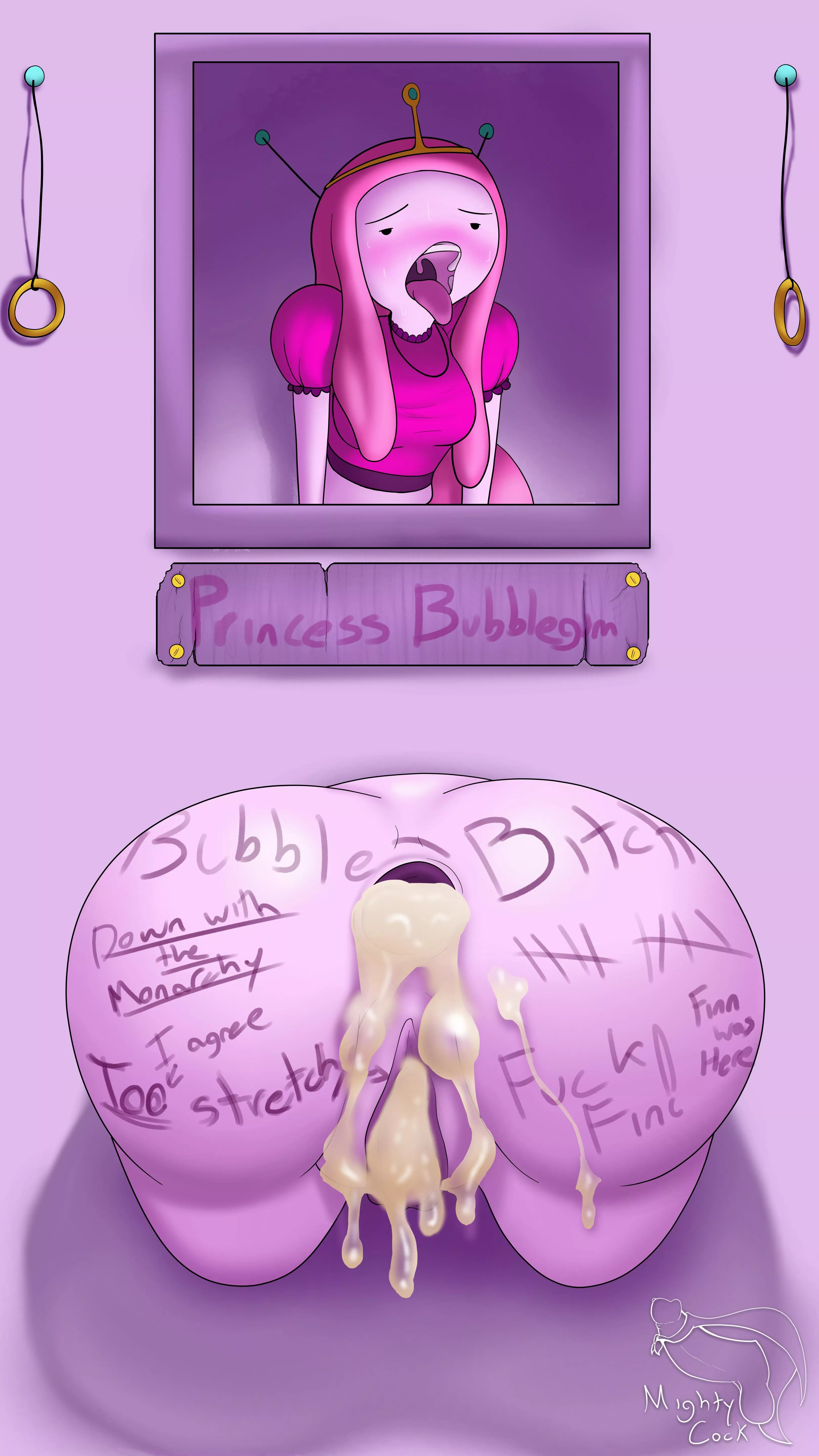 Princess bubblegum naked pussy