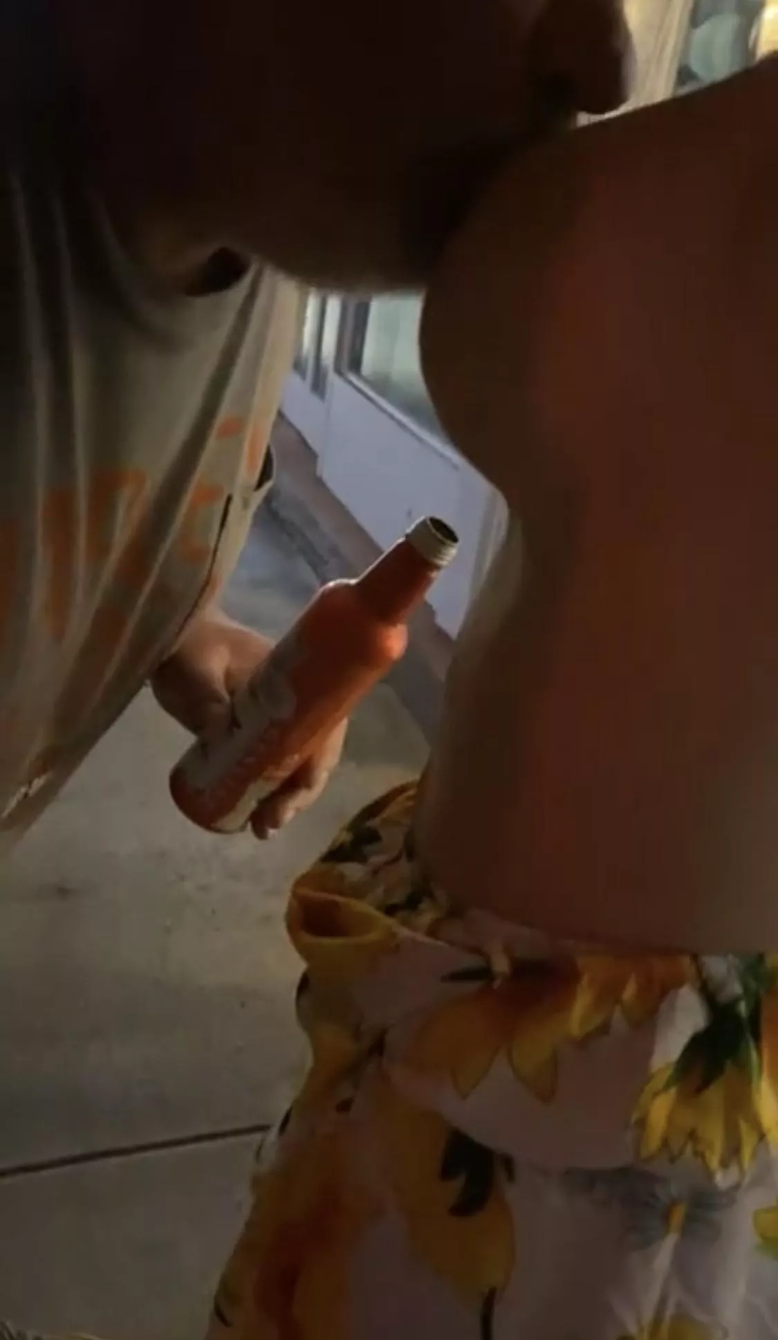 Public flash turns into getting my tits sucked.