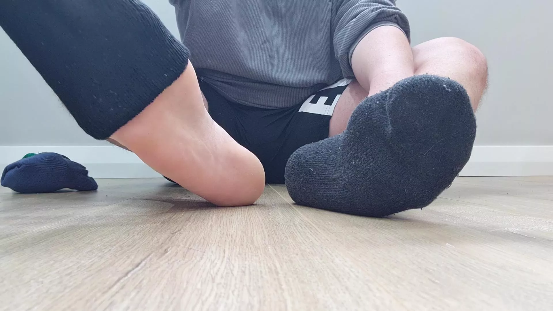 Pull me off? I mean my sock off.