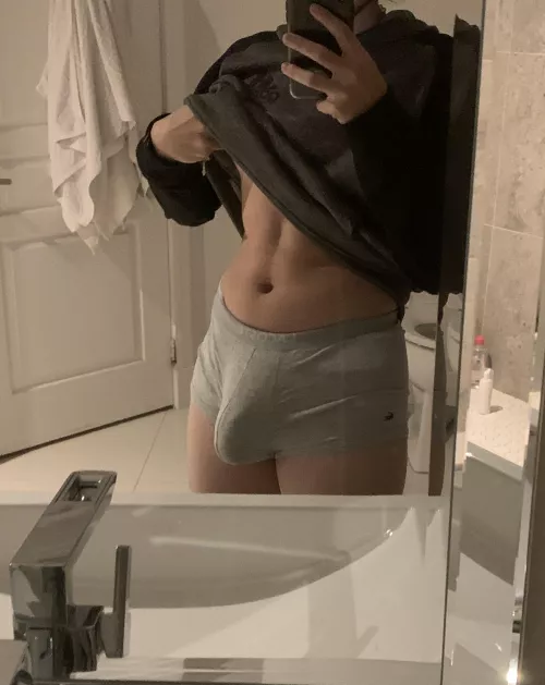 Pull my boxers down 😉