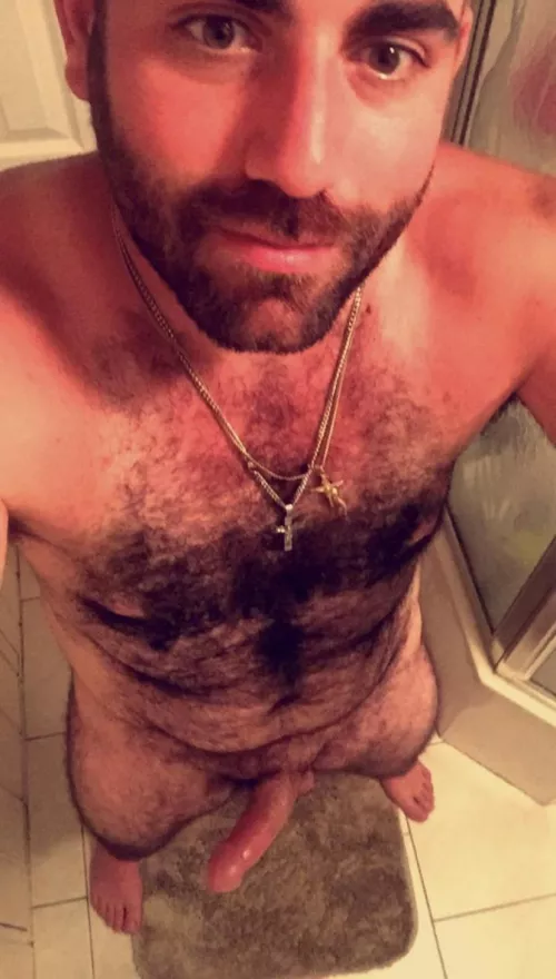 Pull on my chest hair π