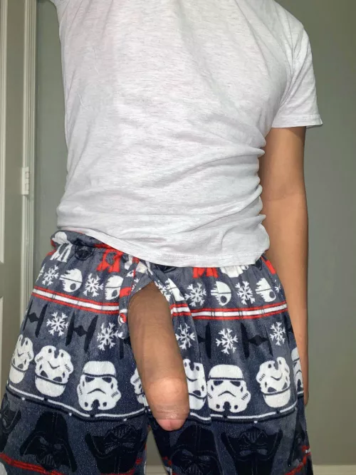 Pulling up to the pajama party like