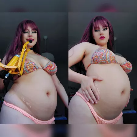 Pumping air into my belly through the ass felt soo good Pumping air into my belly through the ass felt soo good