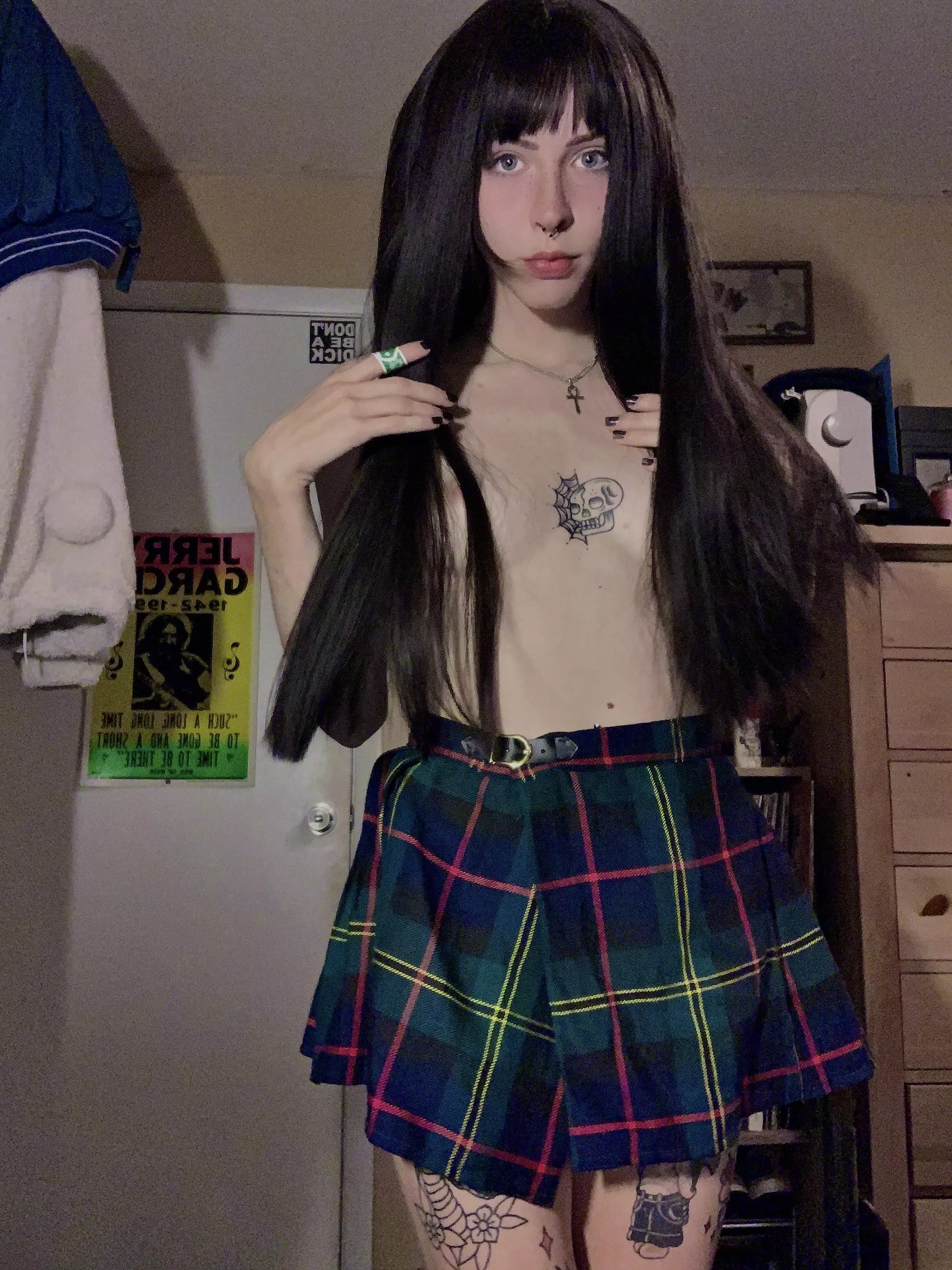 punk girl vs. tartan skirt punk girl vs. tartan skirt
