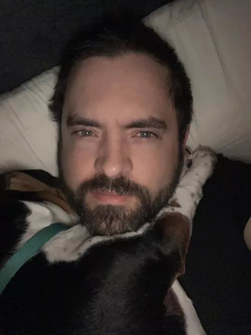 Puppy is not feeling good this morning.