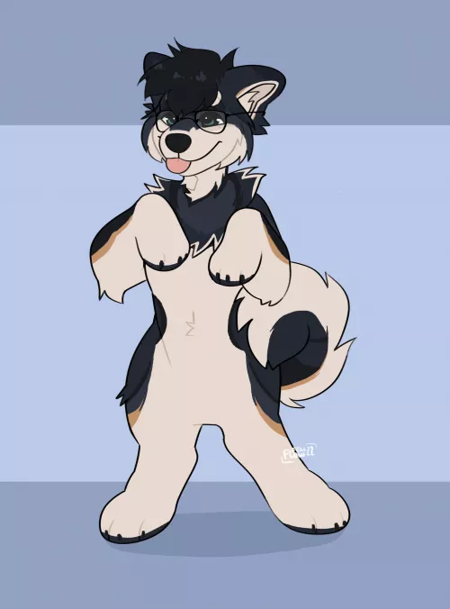 Puppy//art by me @flowfells on twitter